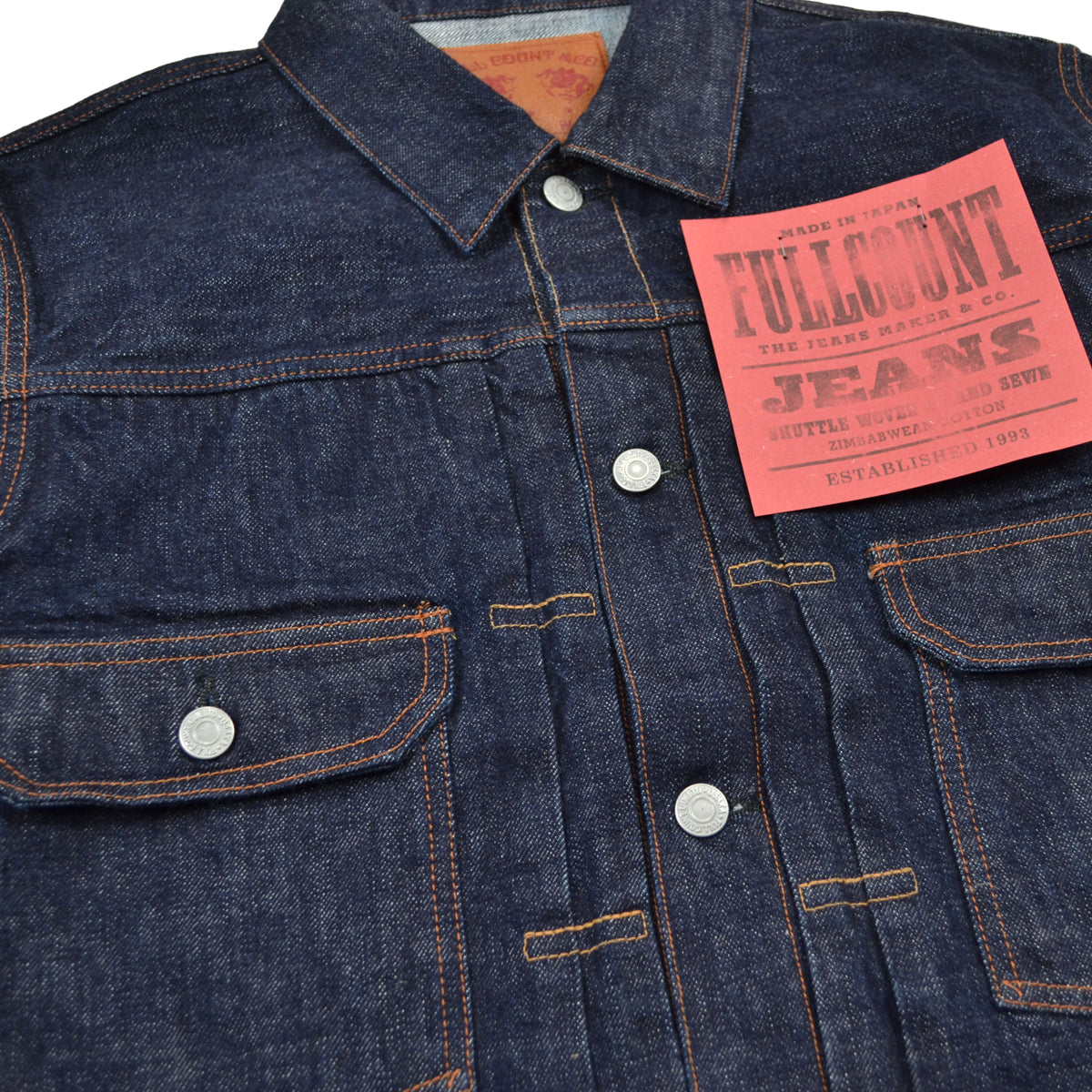 TYPE 2 DENIM JACKET 13.7OZ 2102W - INDIGO
