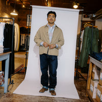 CHORE JACKET DENIM - BEIGE