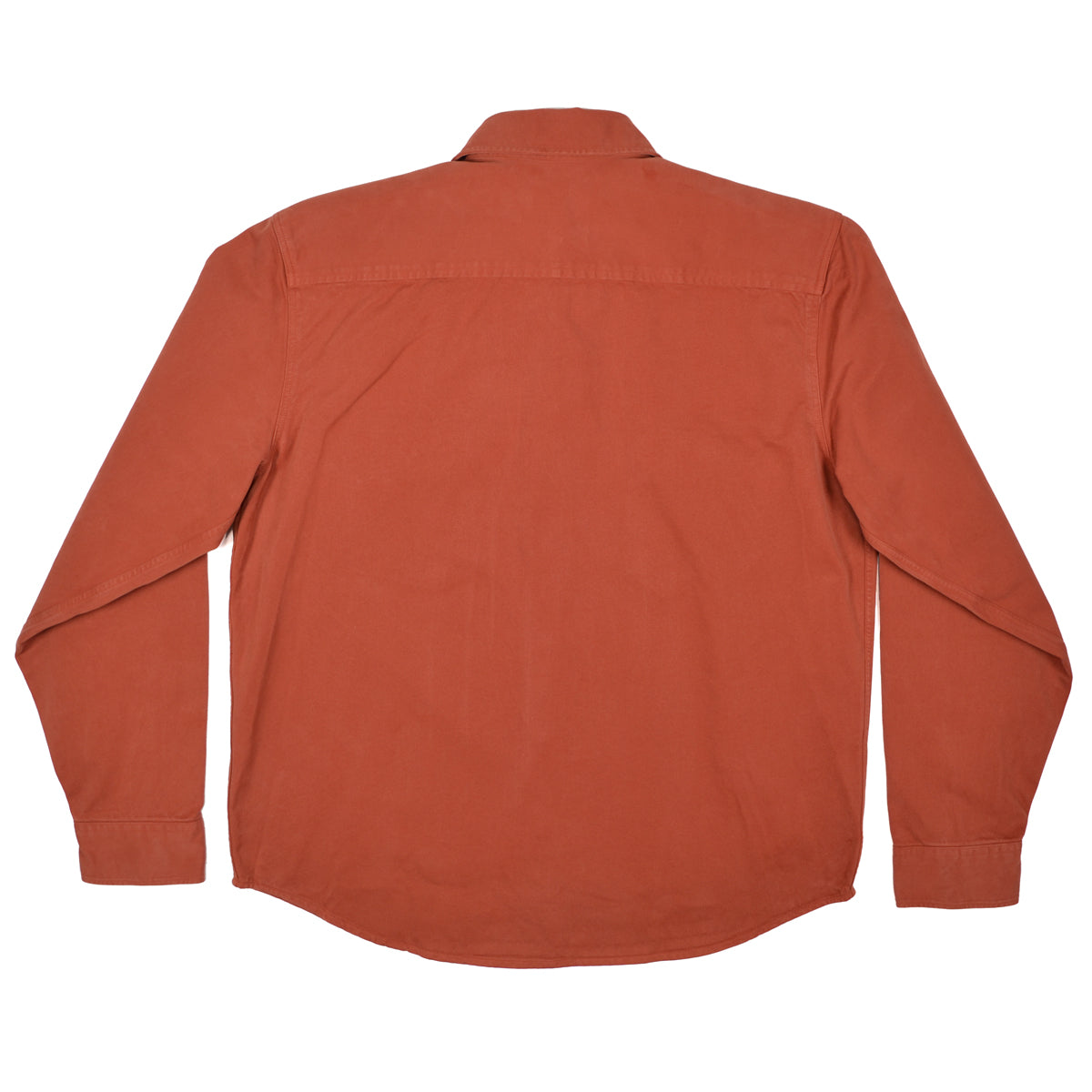 Brown shirt on a white background