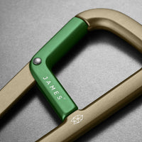 THE HARDIN CARABINER - TUMBLEWEED / DARK GREEN