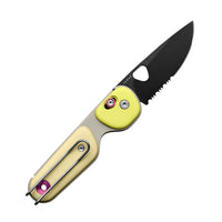 THE REDSTONE SERRATED - BUTTERMILK / BUTTER / BLACK