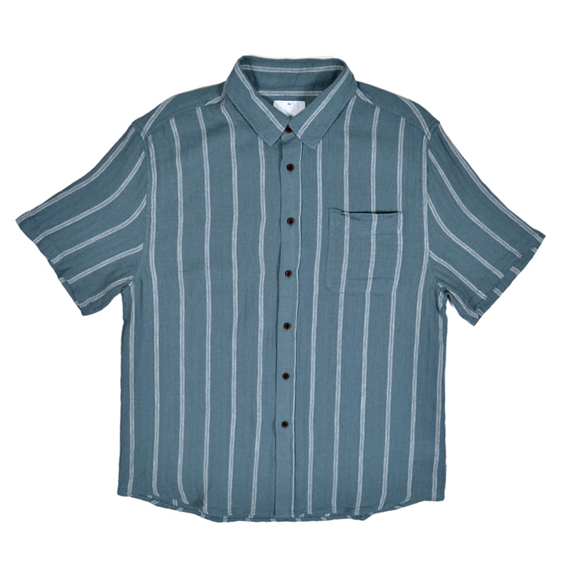 Katin USA Alan blue and white striped shirt on a white background