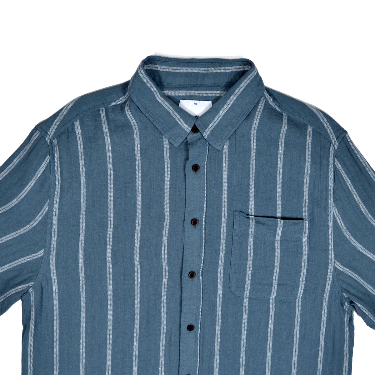 Katin USA Alan blue and white striped shirt on a white background