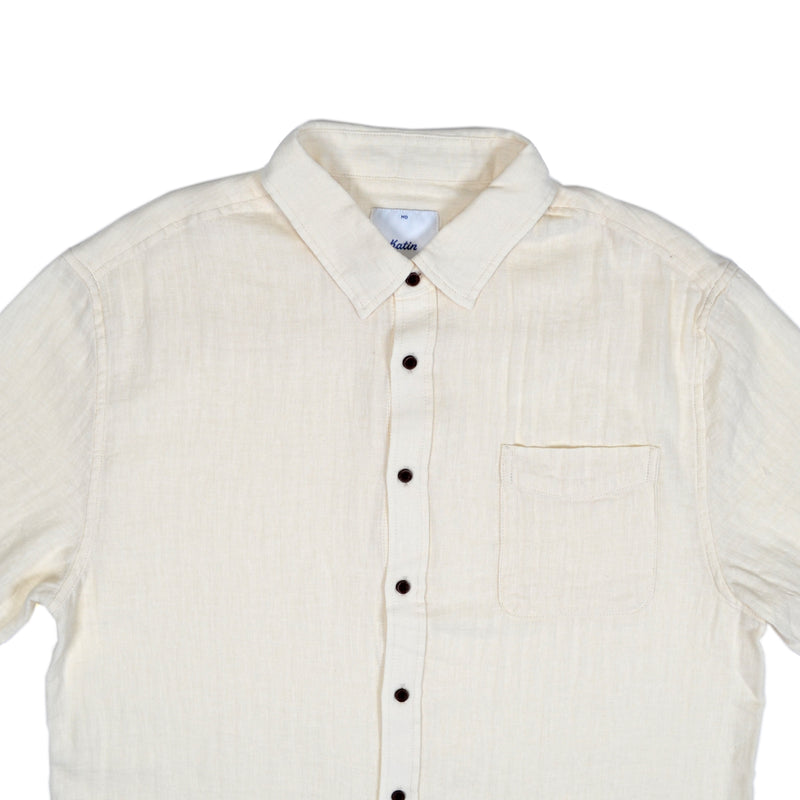 Katin USA Alan white short-sleeve shirt on a white background