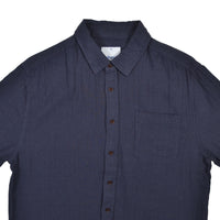 ALAN SOLID SHIRT - WASHED BLUE