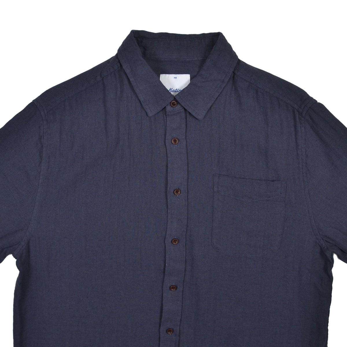 ALAN SOLID SHIRT - WASHED BLUE