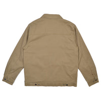 Beige jacket on a white background