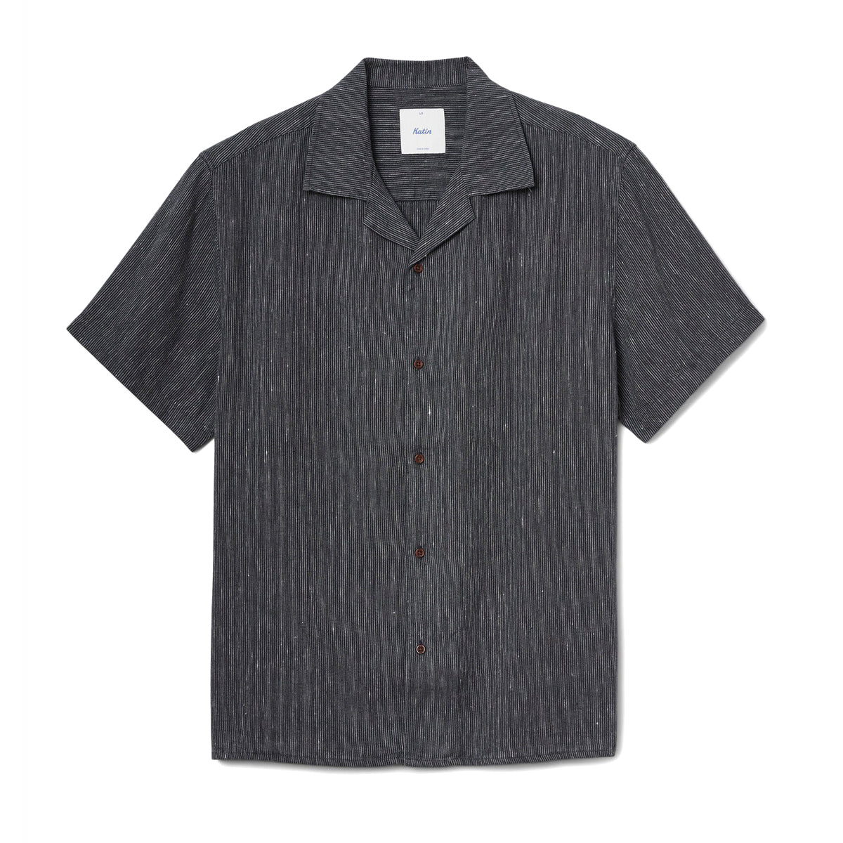 TELLER STRIPE SHIRT - BLACK WASH