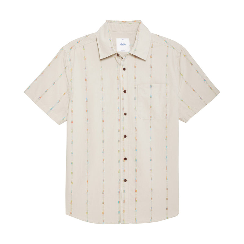 KATIN ZENITH SHIRT - LIGHT GREY MULTI