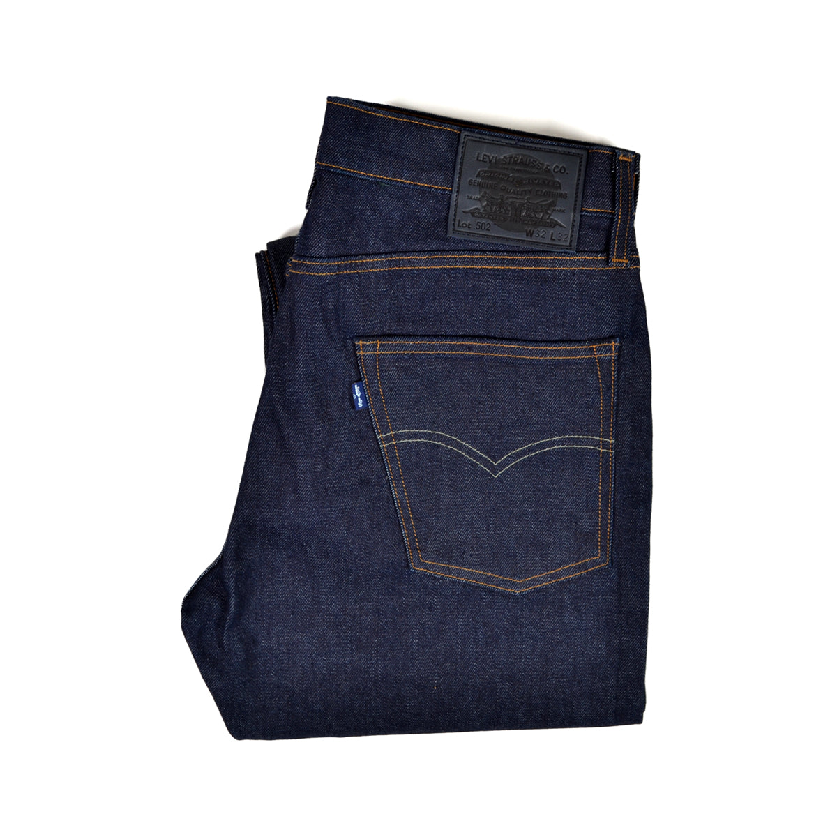 Levi s Japanese Selvedge 502 Dark Resin Rinse 36 x 32