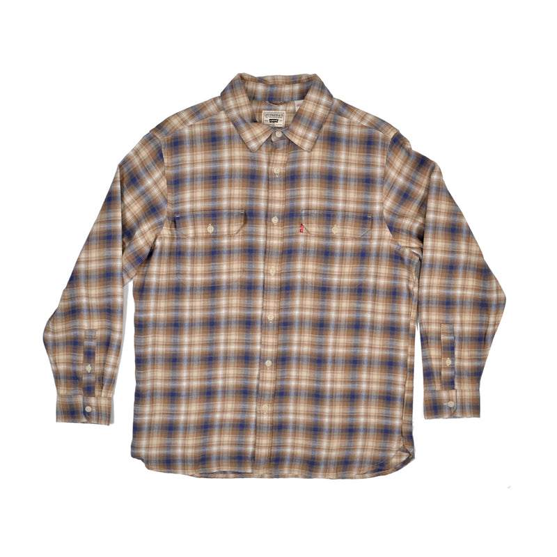 LEVI'S PREMIUM JACKSON WORKER SHIRT - ANDIE PLAID / HARVEST GOLD