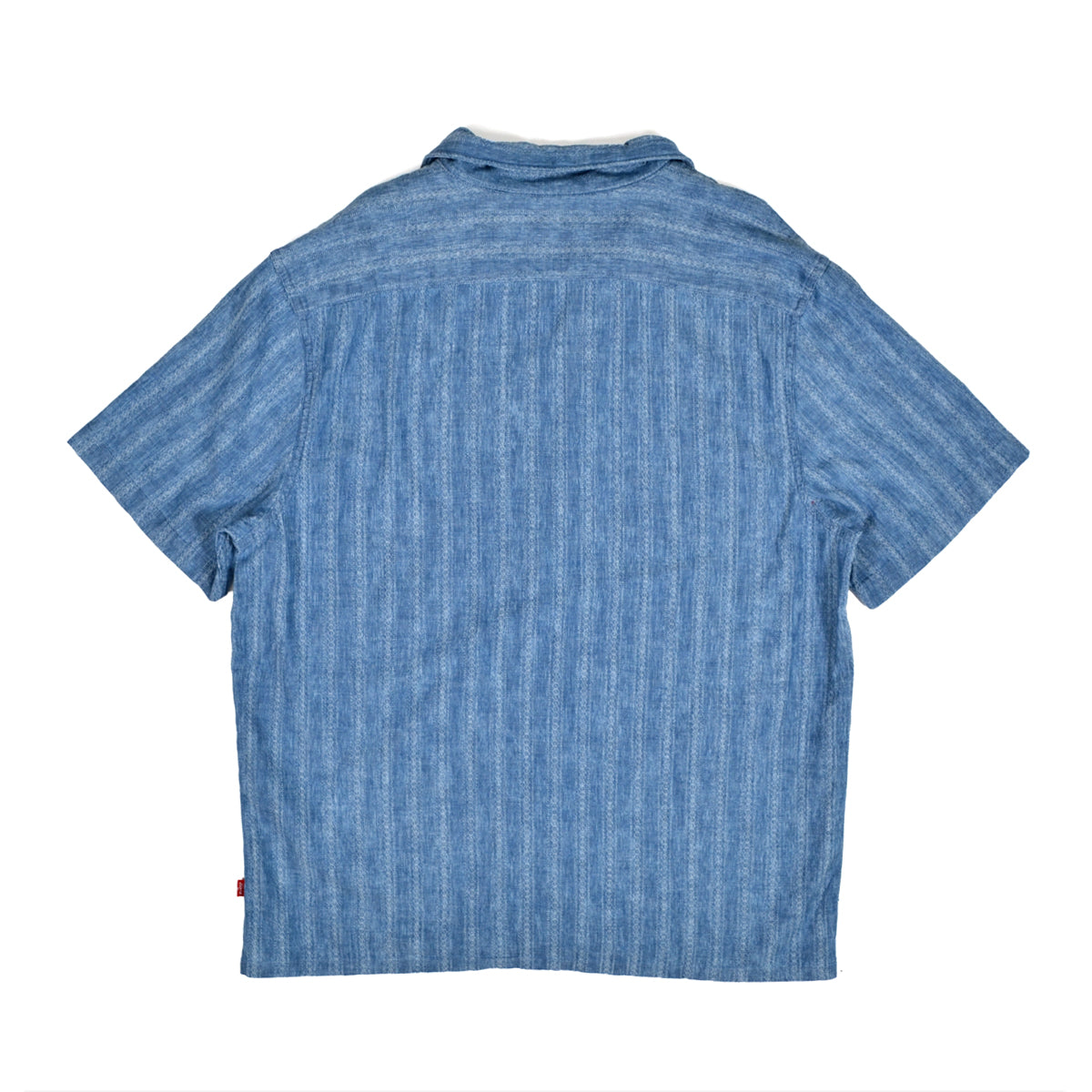 SUNSET NO POCKET CAMP SHIRT - FELIX INDIGO DOBBY