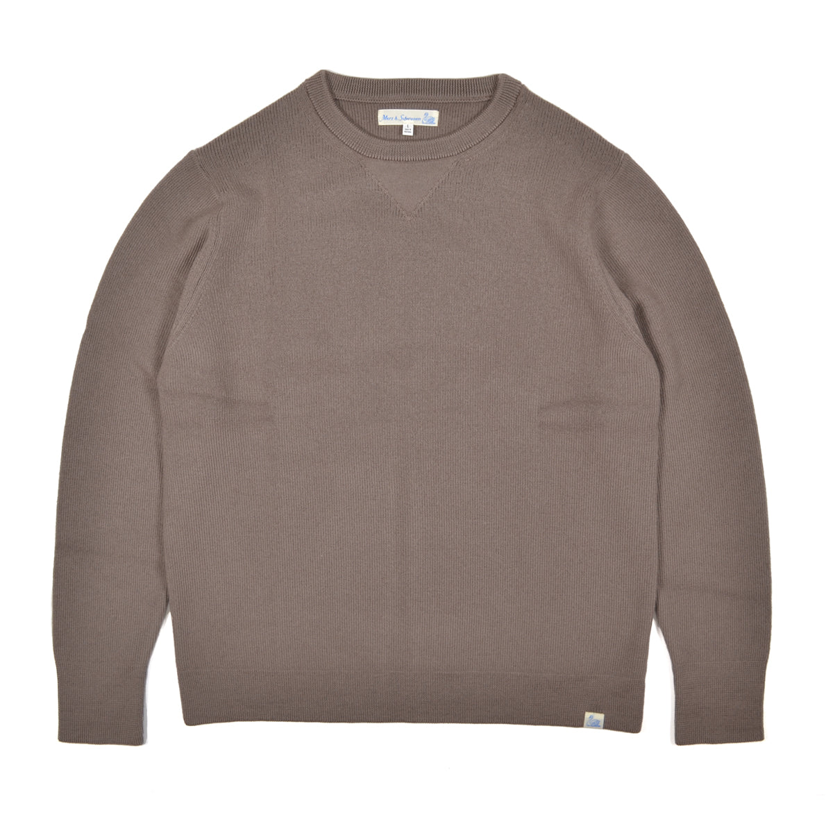 Brown sweater on a white background