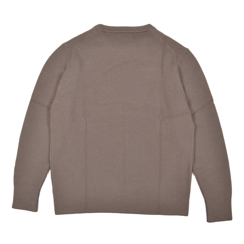 Brown long-sleeve shirt on a white background