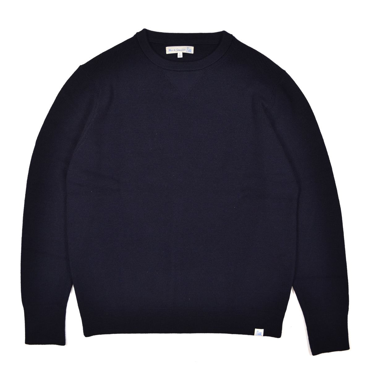 Black sweater on a white background