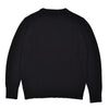 Black sweater on a white background