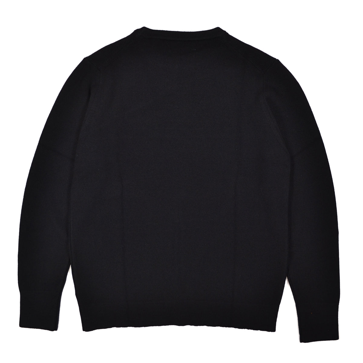 Black sweater on a white background