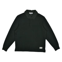 STURDY COTTON INTERLOCK JERSEY RUGBY SHIRT - 401 FOREST