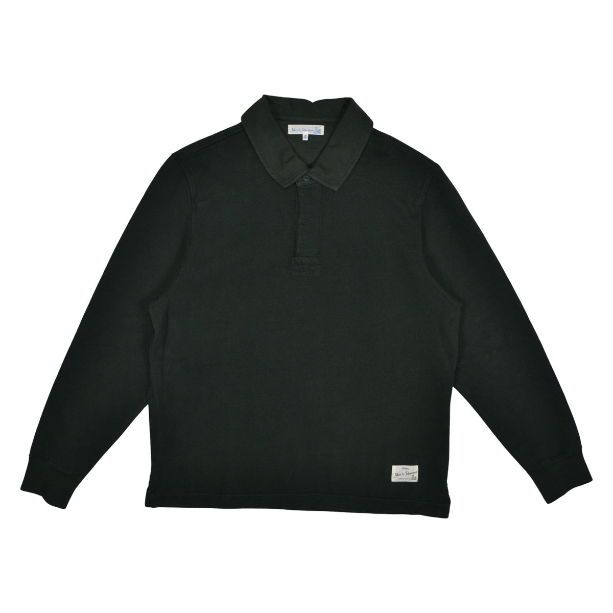 STURDY COTTON INTERLOCK JERSEY RUGBY SHIRT - 401 FOREST