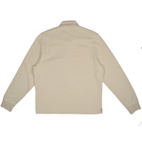 Beige long-sleeve shirt on a white background