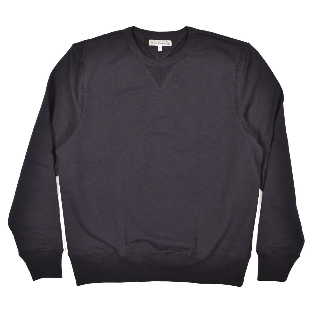 Black sweatshirt on a white background