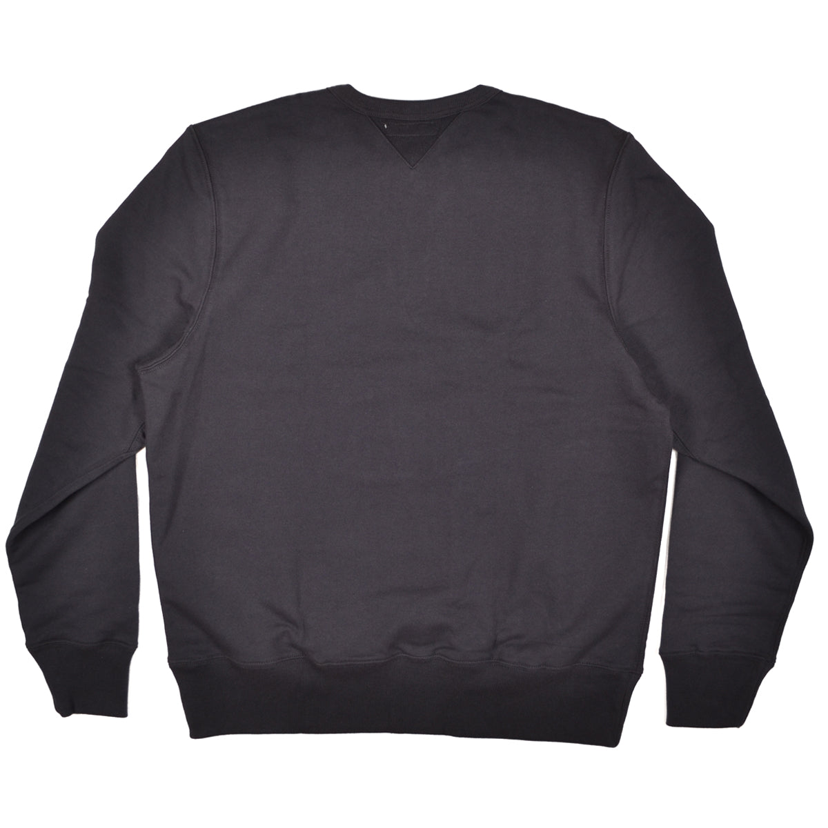 Black sweatshirt on a white background
