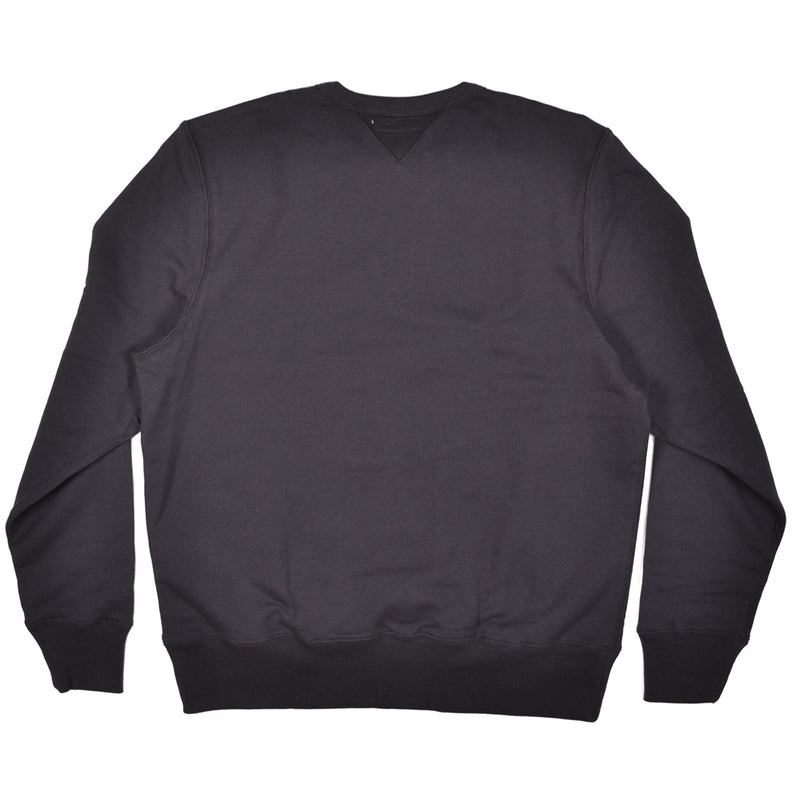 Black sweatshirt on a white background