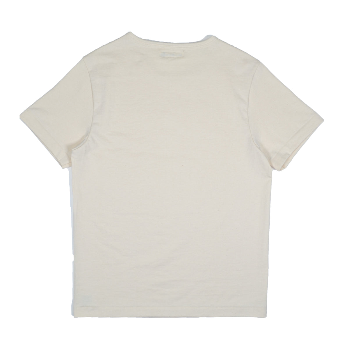 Beige t-shirt on a white background