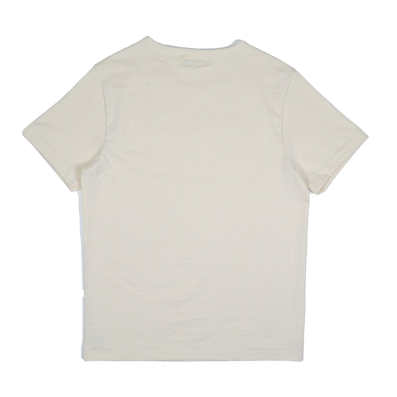 Beige t-shirt on a white background