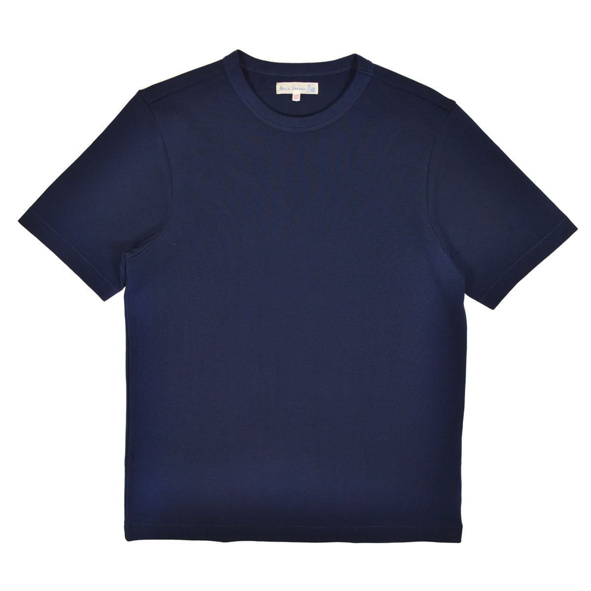214PK LOOPWHEELED RELAXED FIT PIKÉE T-SHIRT - 66 INK BLUE