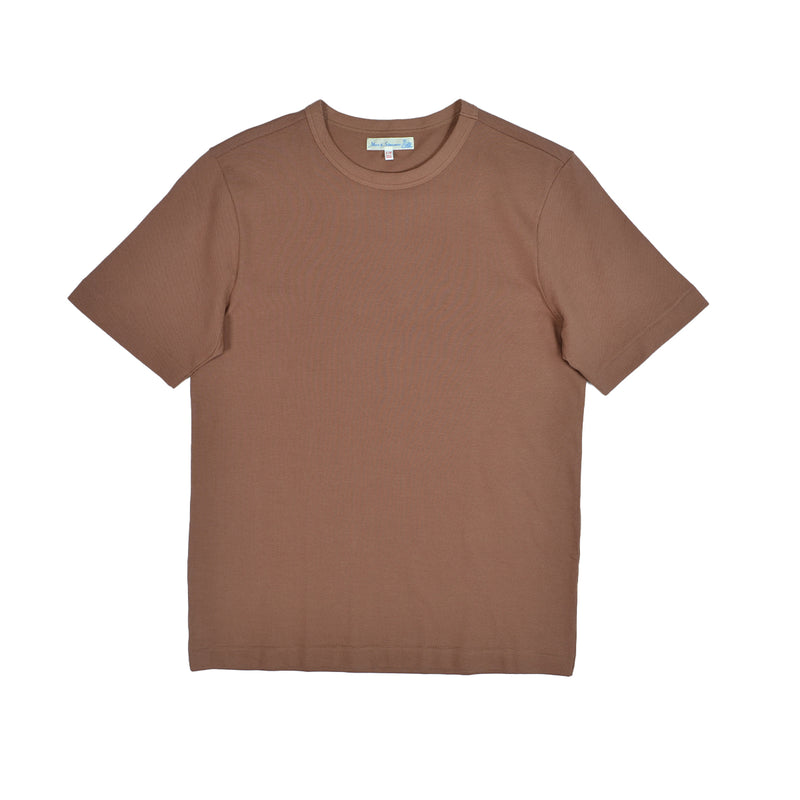 MERZ B SCHWANEN 214PK LOOPWHEELED PIKEE T-SHIRT - 12 NUT