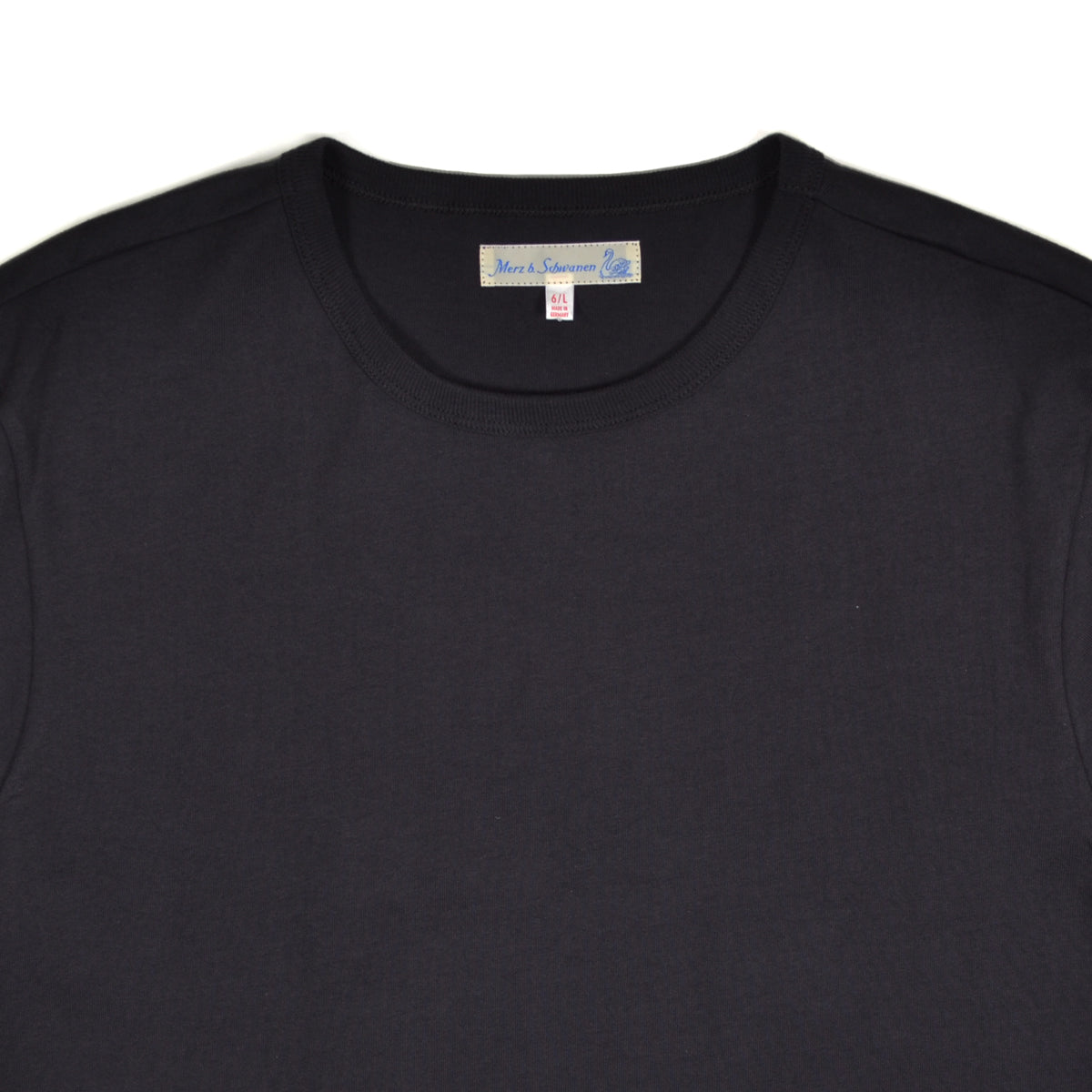 Charcoal tee on white background