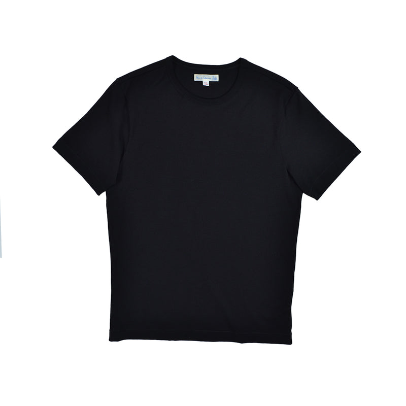 MERZ B SCHWANEN 2M15 STURDY JERSEY T-SHIRT 6.8OZ CLASSIC - 99 DEEP BLACK