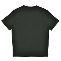 Forest green tee on white background