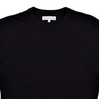 SUPPLE AUTHENTIC JERSEY COTTON T-SHIRT - DEEP BLACK