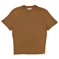 SUPPLE AUTHENTIC JERSEY COTTON T-SHIRT - DUSTED KHAKI