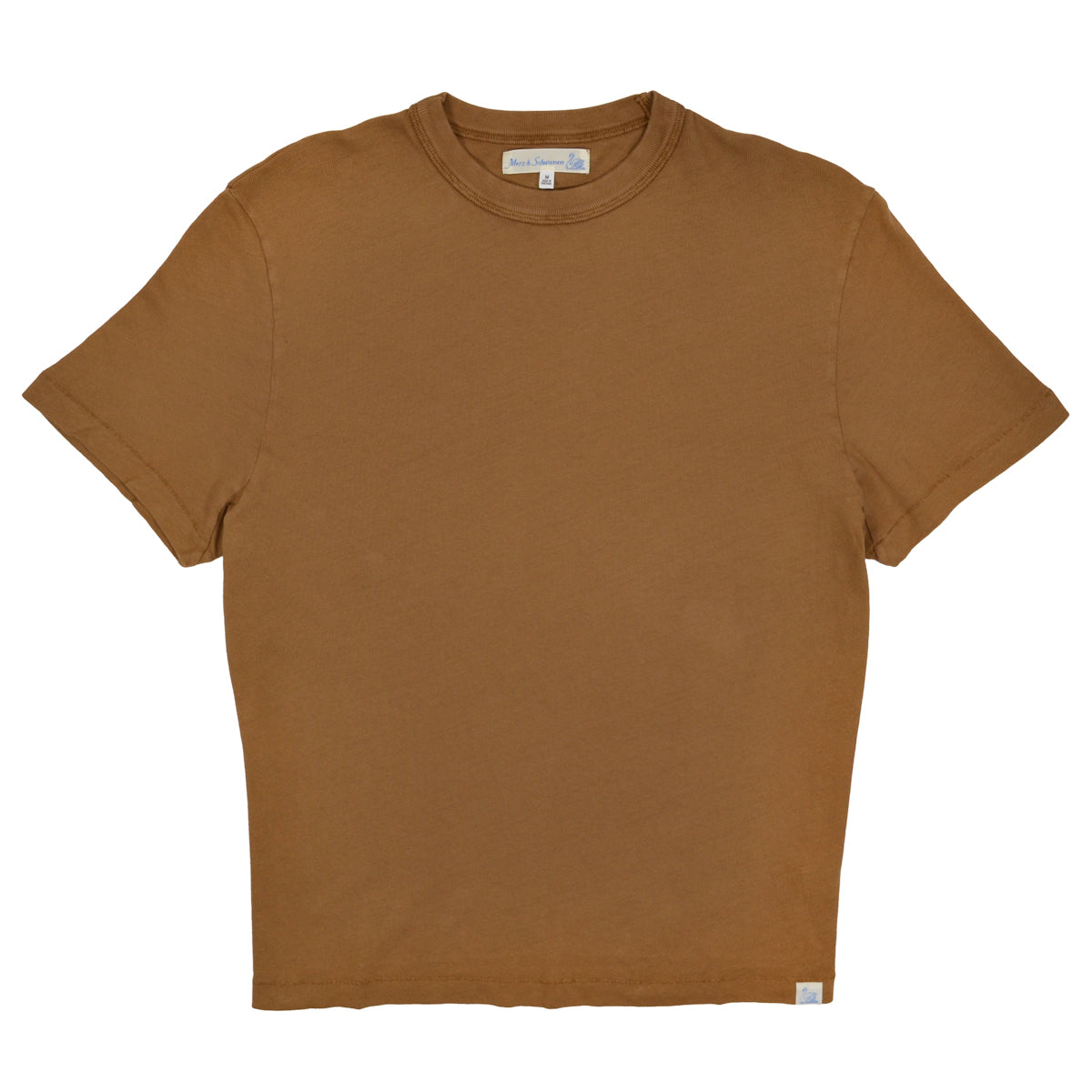 SUPPLE AUTHENTIC JERSEY COTTON T-SHIRT - DUSTED KHAKI