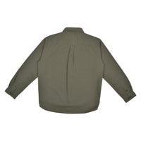 HERRINGBONE L/S SHIRT - 40 ARMY