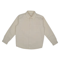 HERRINGBONE L/S SHIRT - 02 NATURE