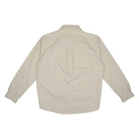 HERRINGBONE L/S SHIRT - 02 NATURE