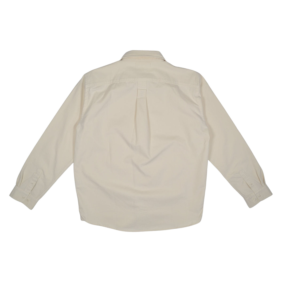 HERRINGBONE L/S SHIRT - 02 NATURE