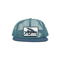 PATAGONIA BREEZEFARER CAP - FLYING FISH FORK WETLAND BLUE