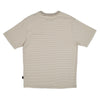 MIDWEIGHT DAILY POCKET TEE - WEEKEND STRIPE: SEABIRD GREY