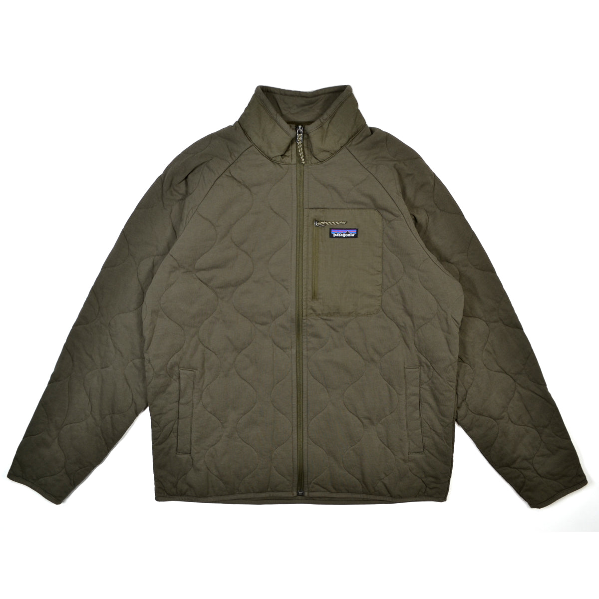 DAILY QUILTED JACKET - BASIN GREEN