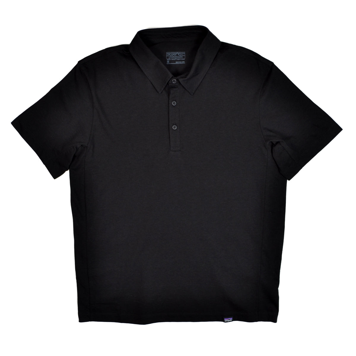 貴重◎ 90's Patagonia polo shirt BLACK! PATAGONIA ESSENTIAL POLO - BLACK – Reserve Supply Company