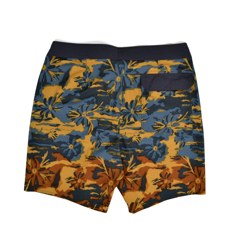 PATAGONIA HYDROPEAK BOARDSHORTS - CLIFFS COVE: PUFFERFISH GOLD