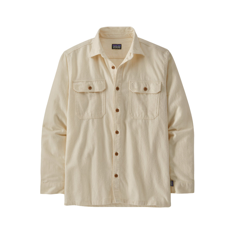 PATAGONIA ORGANIC COTTON FJORD FLANNEL SHIRT - UNDYED NATURAL