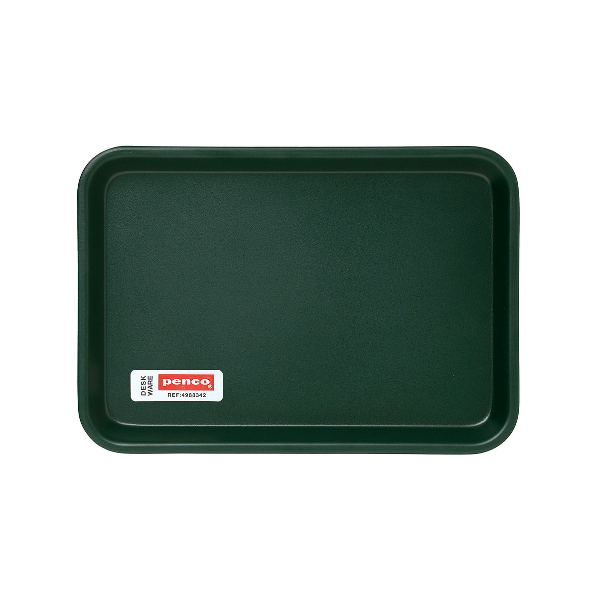MELAMINE TRAY SMALL - DARK GREEN