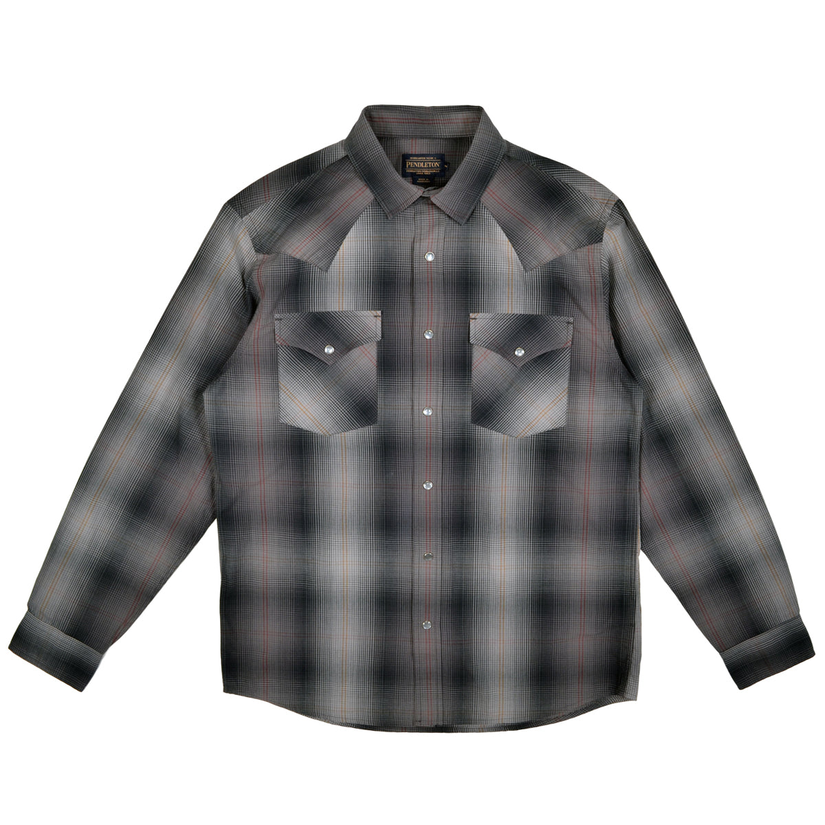 L/S FRONTIER SHIRT - CHARCOAL PLAID
