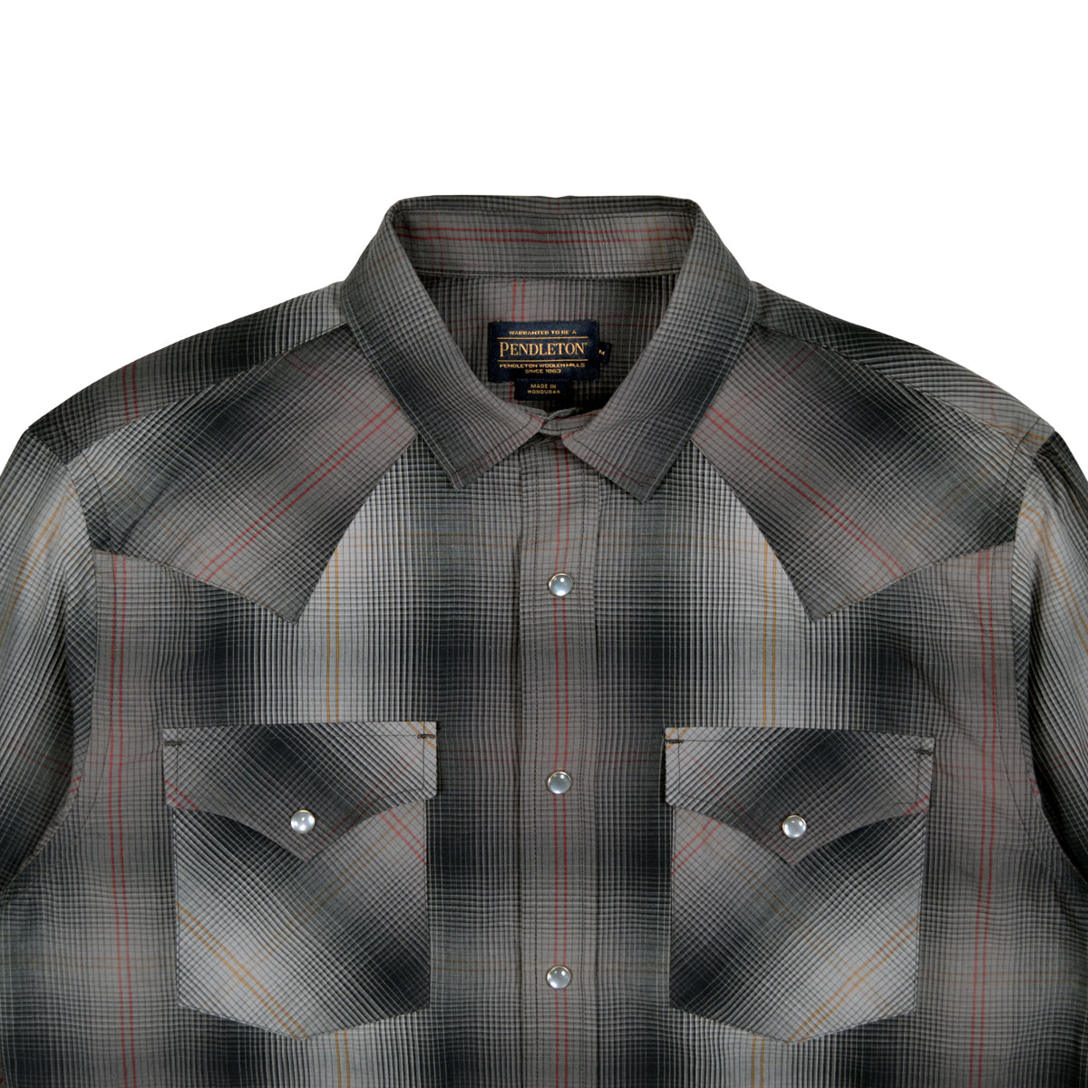 L/S FRONTIER SHIRT - CHARCOAL PLAID